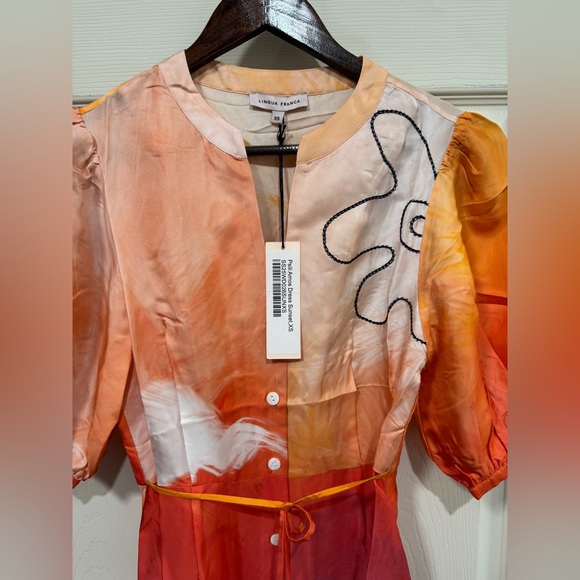 LINGUA FRANCA Psili Amos Dress $775 NEW With tag